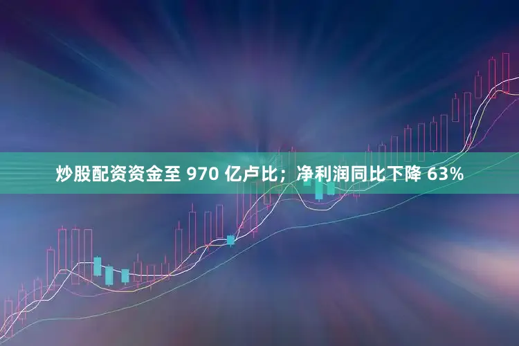 炒股配资资金至 970 亿卢比；净利润同比下降 63%